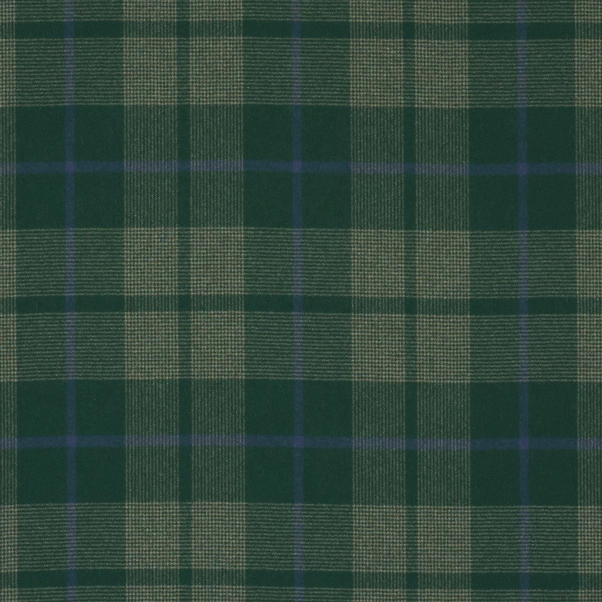 Schumacher Montana Wool Plaid Hunter Fabric