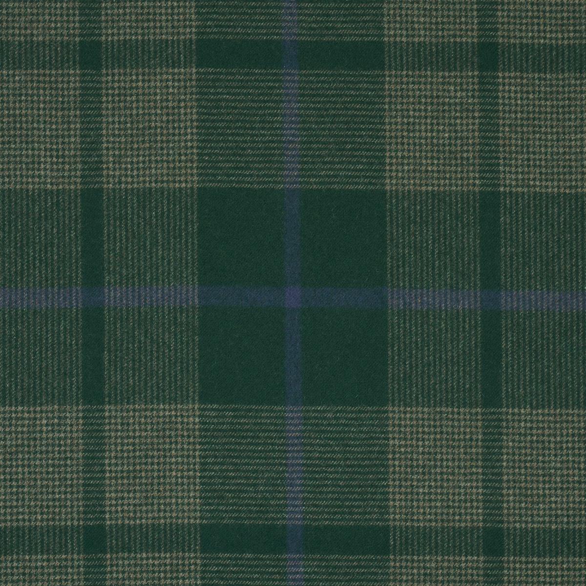 Schumacher Montana Wool Plaid Hunter Fabric