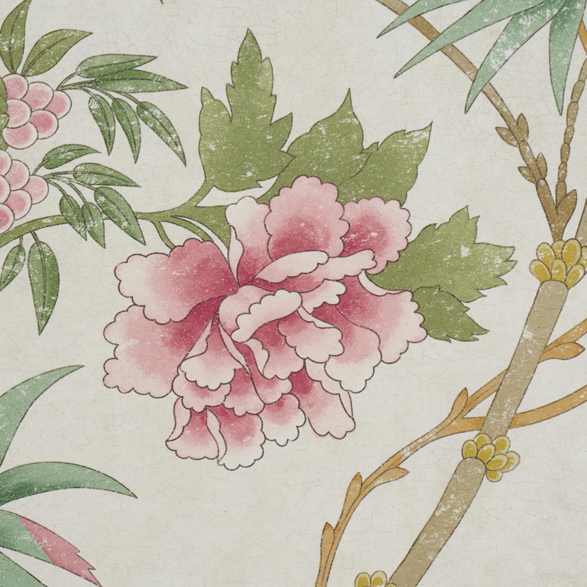 Schumacher Arasi Botanical Petal Wallpaper