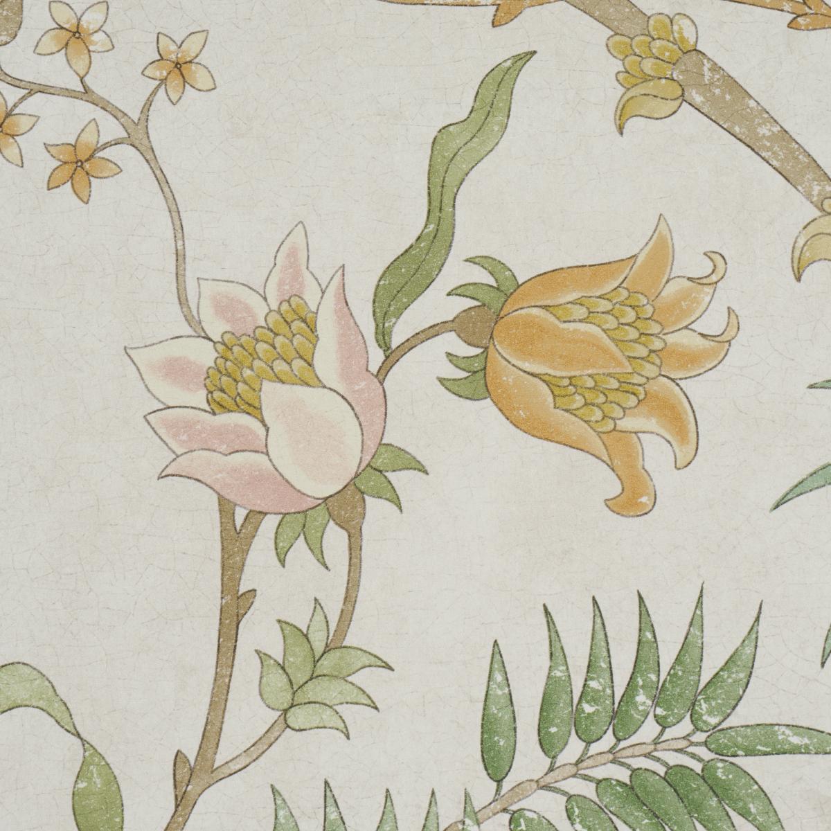 Schumacher Arasi Botanical Petal Wallpaper