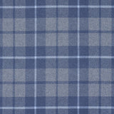 Schumacher Montana Wool Plaid Slate Fabric