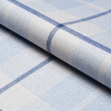 Schumacher Montana Wool Plaid Arctic Fabric
