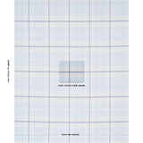 Schumacher Montana Wool Plaid Arctic Fabric