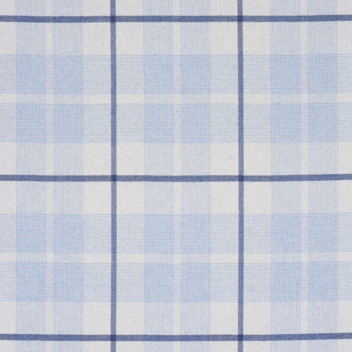 Schumacher Montana Wool Plaid Arctic Fabric