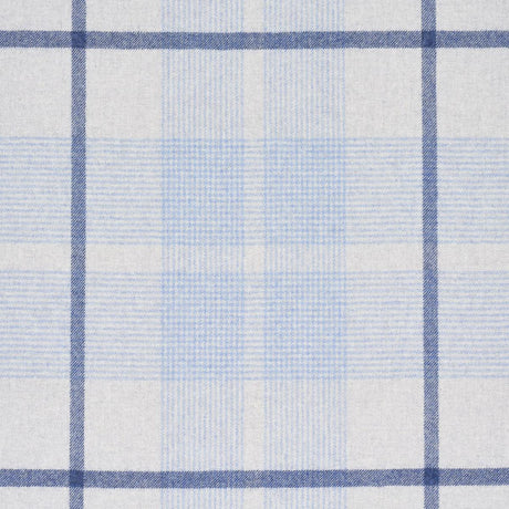 Schumacher Montana Wool Plaid Arctic Fabric