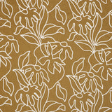 Schumacher Lola Embroidery Saffron Fabric