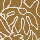 Schumacher Lola Embroidery Saffron Fabric