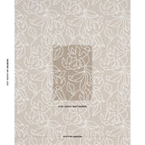 Schumacher Lola Embroidery Flax Fabric