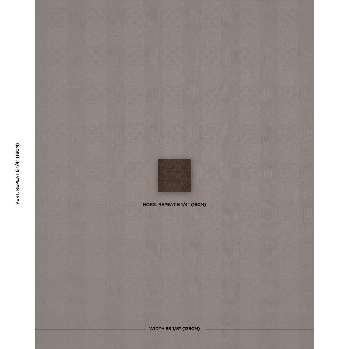 Schumacher Malia Cedar Brown Fabric