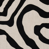 Schumacher Defeo Embroidery Noir Fabric