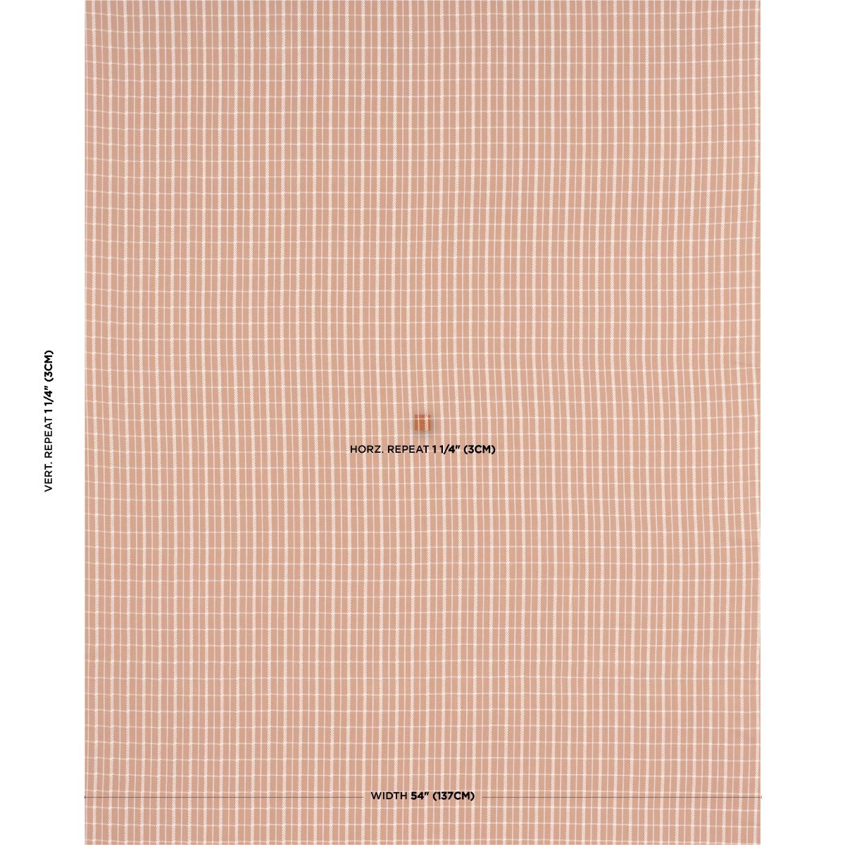 Schumacher Boyd Check Spice Fabric