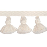 Schumacher Ivory Cotton Tassel Fringe