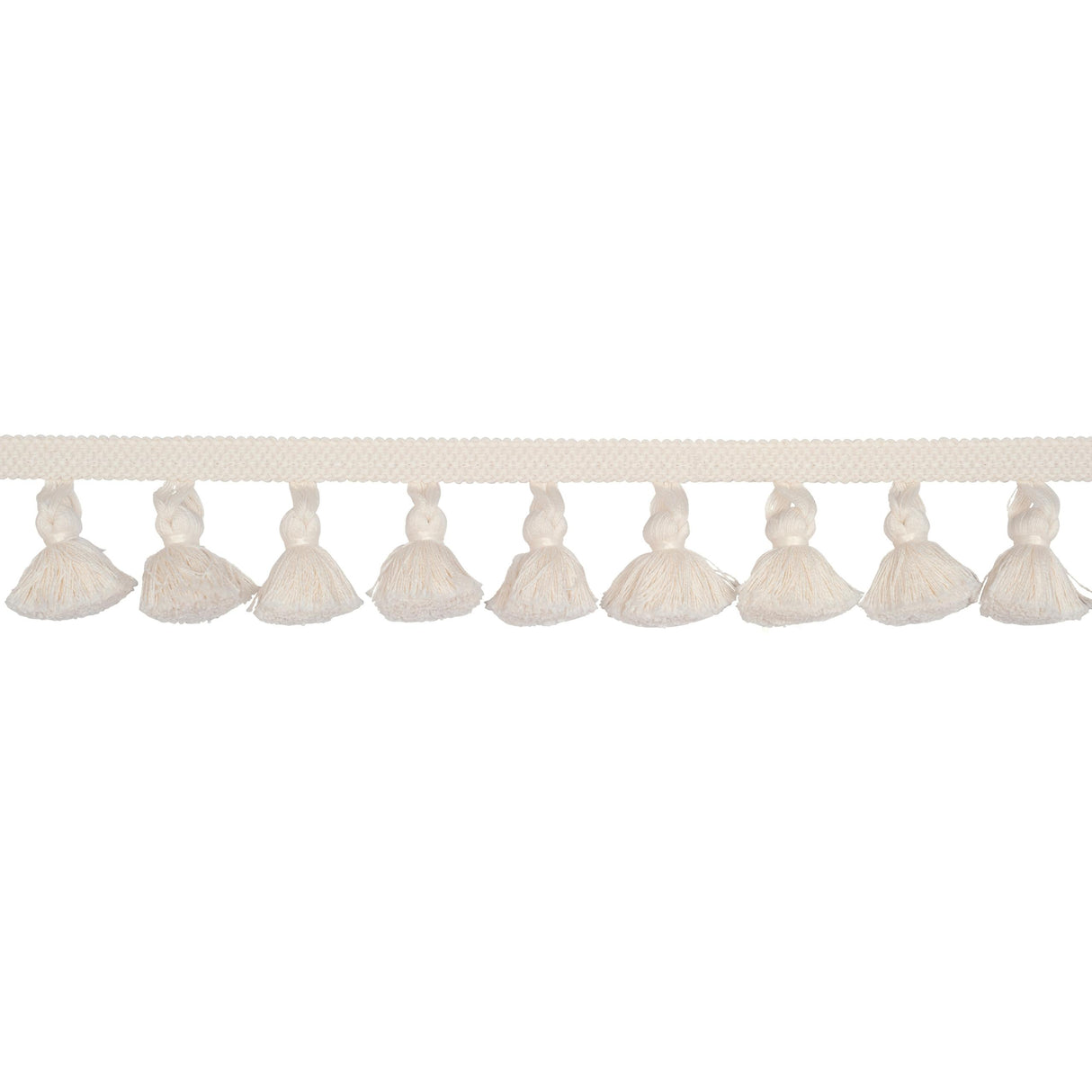 Schumacher Ivory Cotton Tassel Fringe