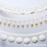 Schumacher Ivory Cotton Tassel Fringe