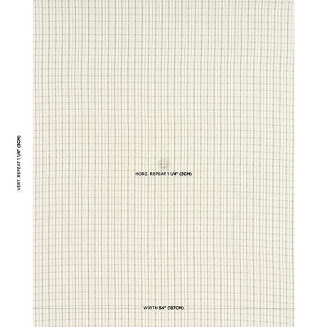 Schumacher Boyd Check Moss Fabric