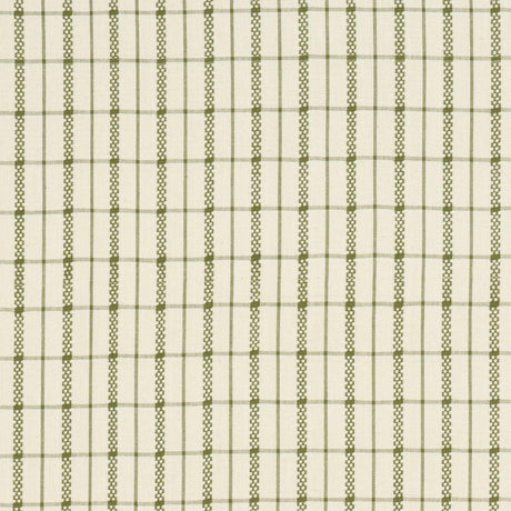 Schumacher Boyd Check Moss Fabric