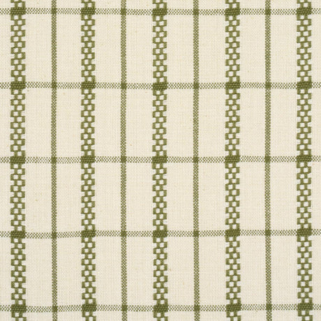 Schumacher Boyd Check Moss Fabric