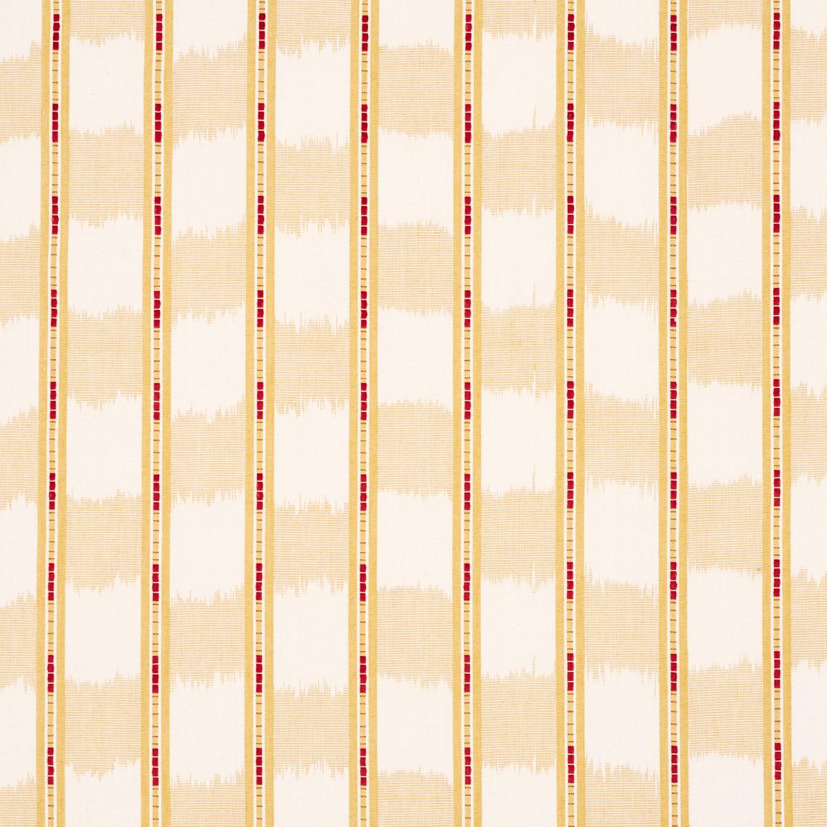 Schumacher Faye Ikat Ochre Fabric