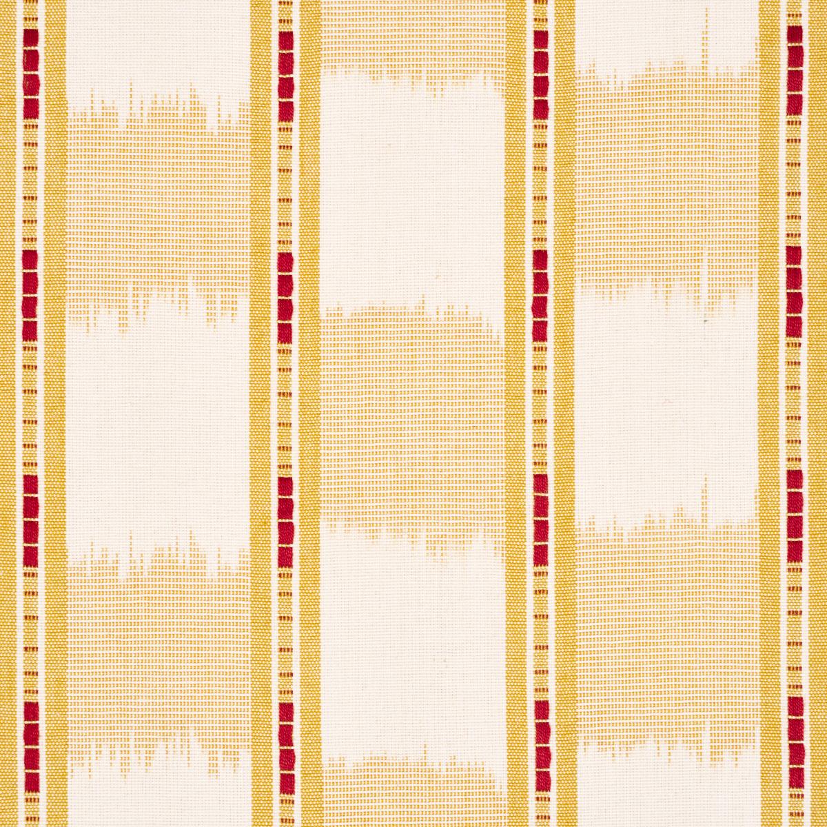 Schumacher Faye Ikat Ochre Fabric