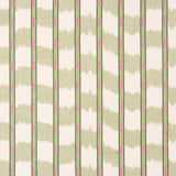 Schumacher Faye Ikat Leaf Fabric