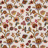 Schumacher Loulou Embroidery Jewel Fabric
