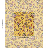 Schumacher Loulou Embroidery Marigold Fabric