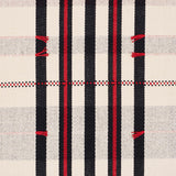 Schumacher Remmy Hand Woven Stripe Noir Fabric