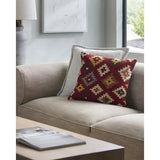 Surya Blanche BAC-003 18"H x 18"W Pillow Cover