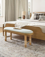 Livabliss Esmarca BOES-003 18"H x 47"W x 14"D Bench/Ottoman/Stool