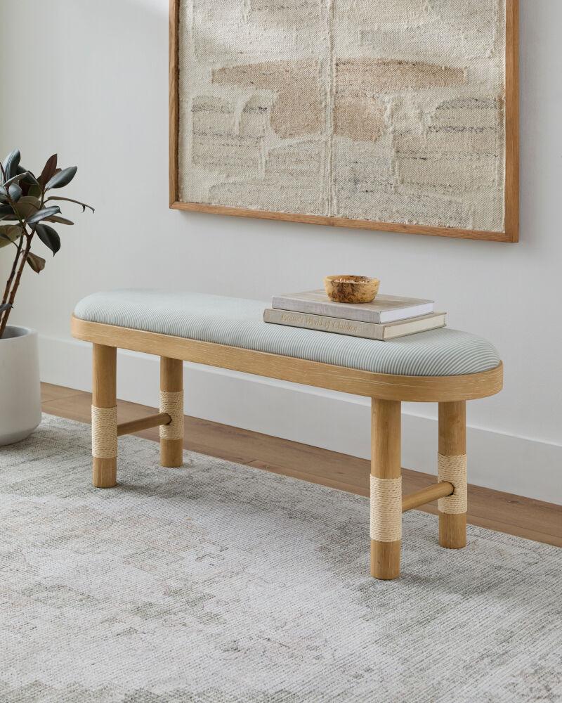Livabliss Esmarca BOES-003 18"H x 47"W x 14"D Bench/Ottoman/Stool