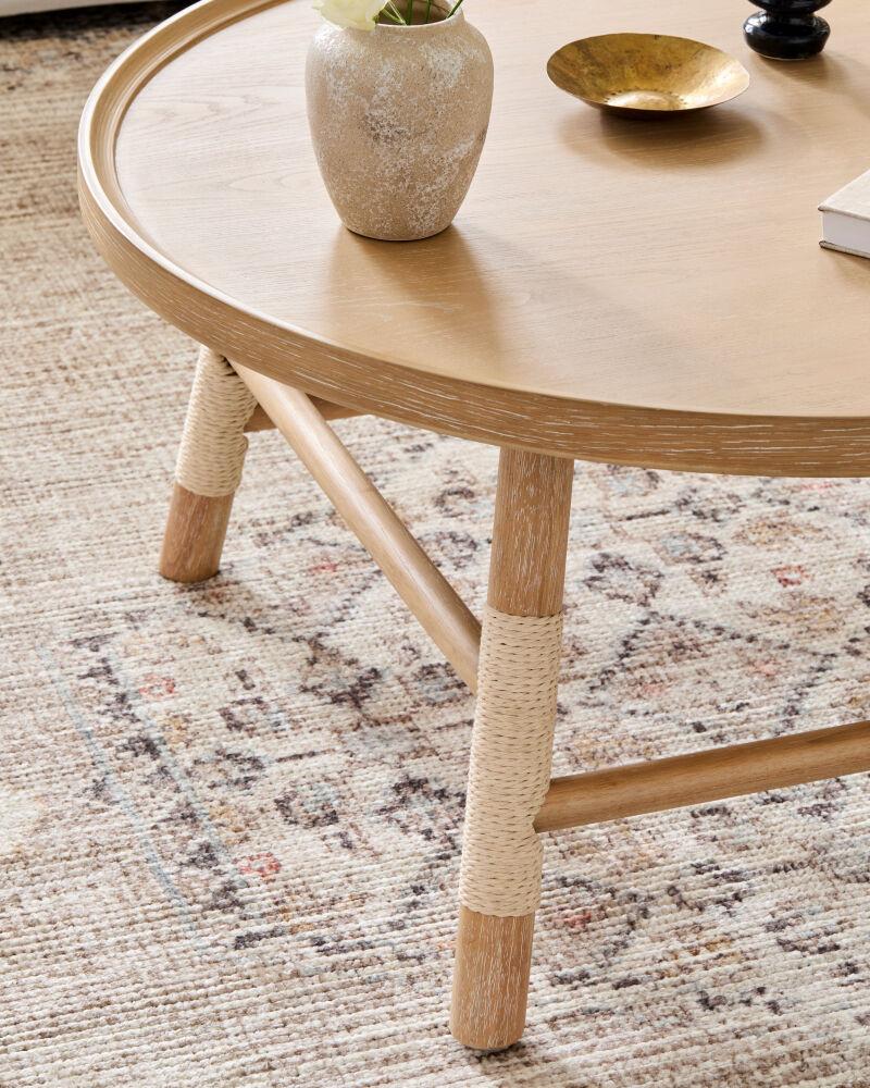 Livabliss Esmarca BOES-002 17"H x 36"W x 36"D Accent Table