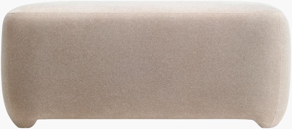 Surya Brynn BRYN-001 19"H x 43"W x 20"D Bench/Ottoman/Stool