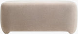 Surya Brynn BRYN-001 19"H x 43"W x 20"D Bench/Ottoman/Stool