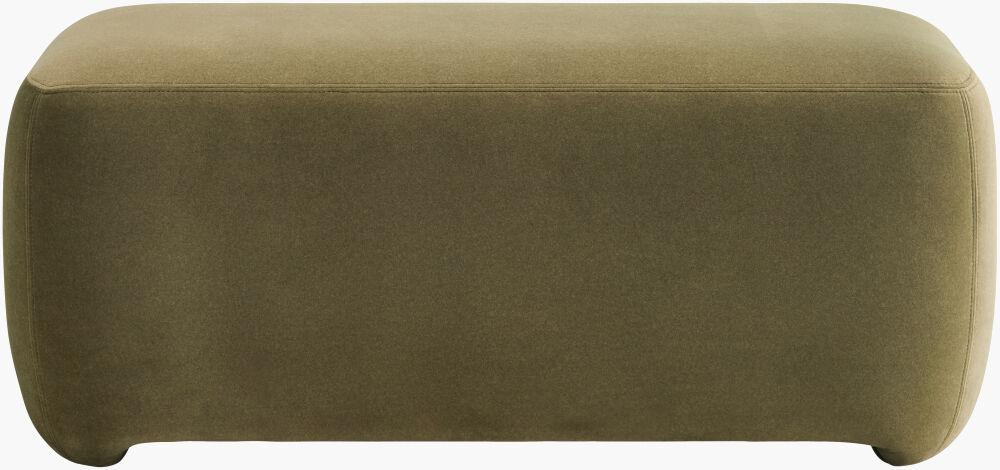 Surya Brynn BRYN-002 19"H x 43"W x 20"D Bench/Ottoman/Stool