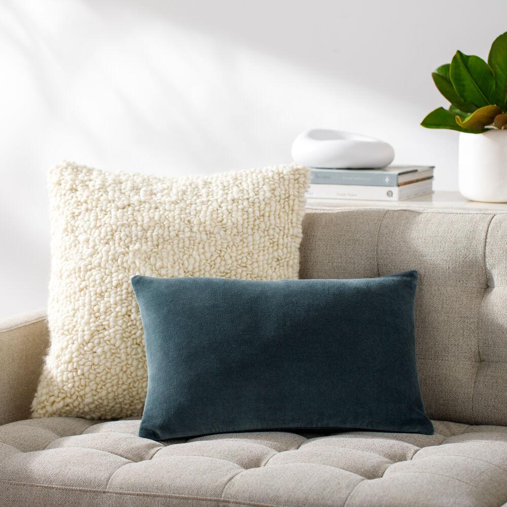 Surya Cotton Velvet CV-058 13"L x 20"W Pillow Cover