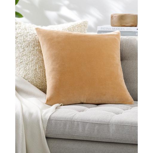 Surya Cotton Velvet CV-060 18"H x 18"W Pillow Kit