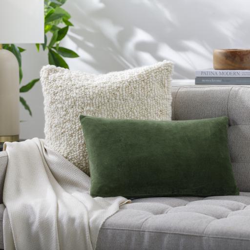 Surya Cotton Velvet CV-063 13"H x 20"W Pillow Cover