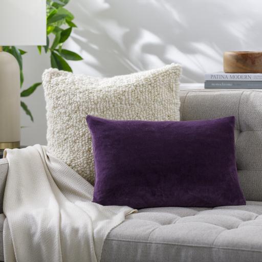 Surya Cotton Velvet CV-064 13"H x 20"W Pillow Cover