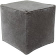 Surya Cotton Velvet CVPF-022 16"H x 16"W x 16"D Pouf