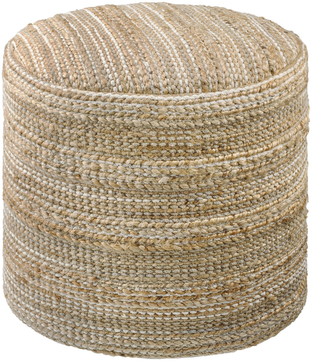 Surya Denpasar DPPF-001 18"H x 18"W x 18"D Pouf