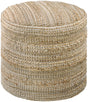 Surya Denpasar DPPF-001 18"H x 18"W x 18"D Pouf