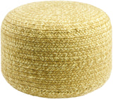 Surya Entwined EDPF-002 12"H x 18"W x 18"D Pouf