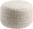 Surya Entwined EDPF-003 12"H x 18"W x 18"D Pouf