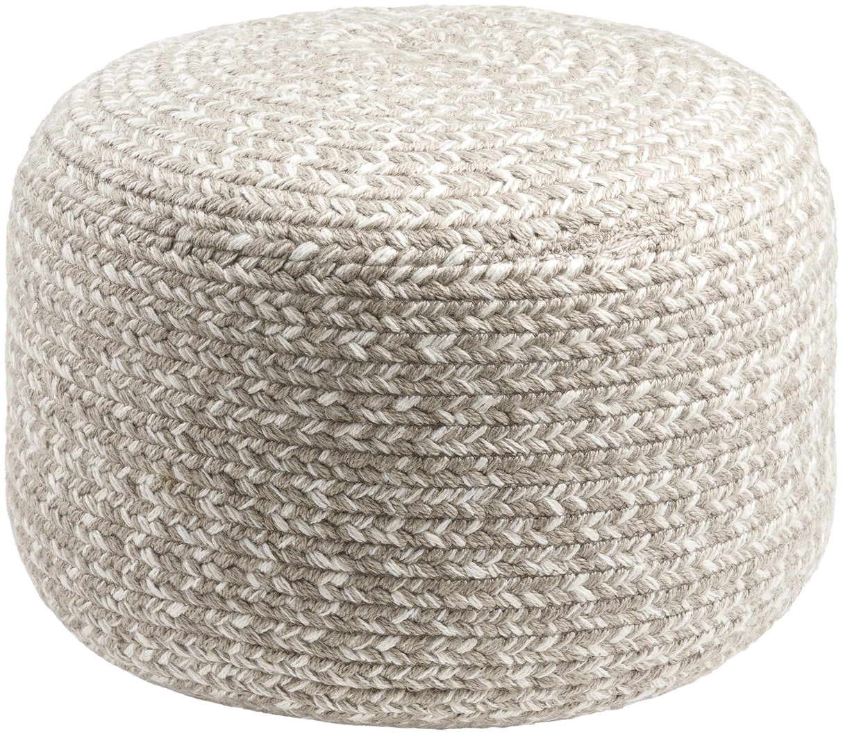 Surya Entwined EDPF-003 12"H x 18"W x 18"D Pouf