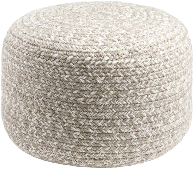 Surya Entwined EDPF-003 12"H x 18"W x 18"D Pouf