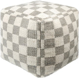 Surya Preethi EEPF-001 18"H x 18"W x 18"D Pouf
