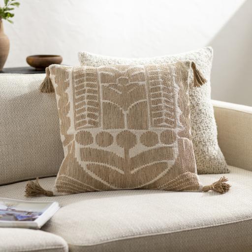 Surya Farley FEY-001 22"H x 22"W Pillow Cover