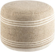 Surya Frankfurt FFPF-001 14"H x 18"W x 18"D Pouf