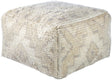 Surya Freyja FJPF-001 14"H x 24"W x 24"D Pouf