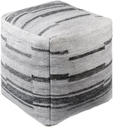 Surya Guinea GUPF-001 18"H x 18"W x 18"D Pouf